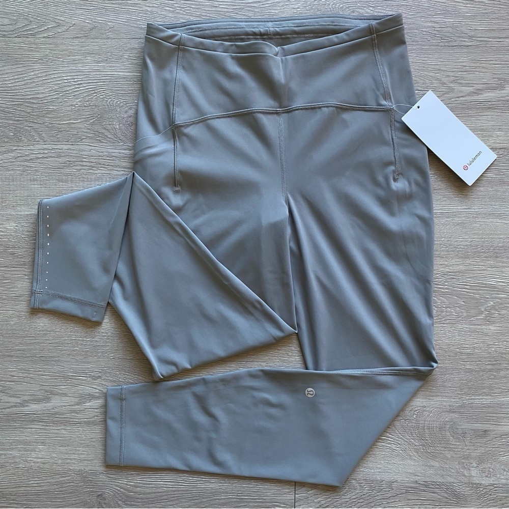 Nwt Lululemon Swift Speed High-Rise Tight 28" Size 10 in Gull Grey